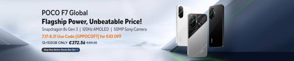 Proof of coupon - Gshopper - Gshopper cashback: POCO F7 Global Flagship with €43 Discount - Expired