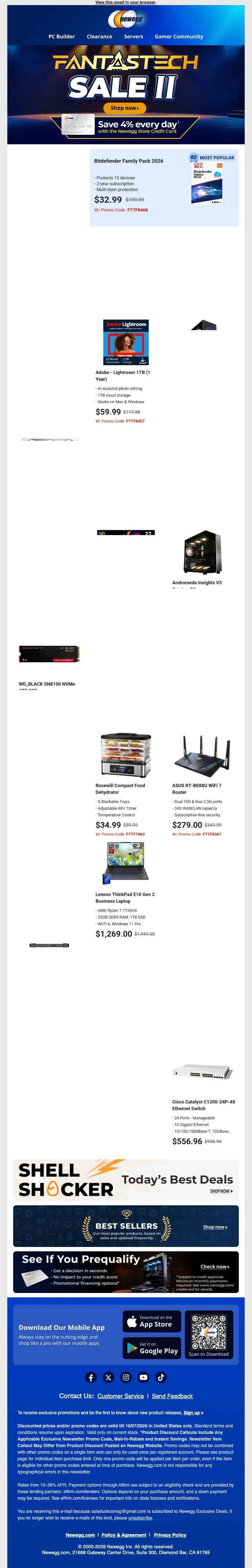 Proof of coupon - Newegg - [[Limited discount]] Adobe Lightroom 1TB, 1-year subscription