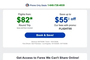 💰✈️ 1 Day Left to Save with FLIGHT55!