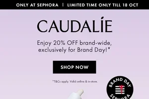 Caudalie is 20% OFF* brand-wide 🍇