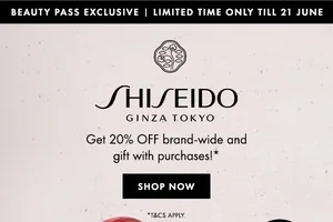 SHISEIDO fans, the time to shop is NOW 🖤