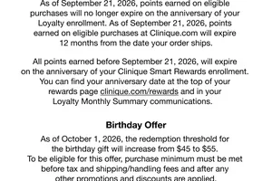 Important updates to your Smart Rewards membership.