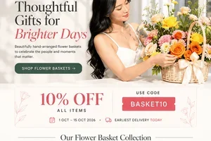 Hi Saleduck Brighten Your Day with 10% Off Blooms🌸