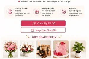 Your FlowerAdvisor Welcome Treat Awaits 🎁