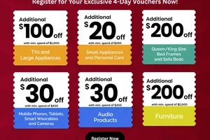 Over 20,000 Vouchers to Be Claimed + Up to $200 OFF