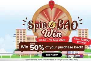 Spin & BAO Win: Win up to 50% of your purchase back!