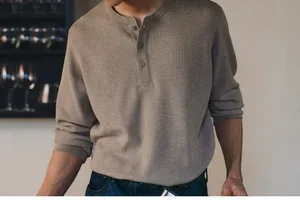 The Waffle Henley Long Sleeve is finally here!