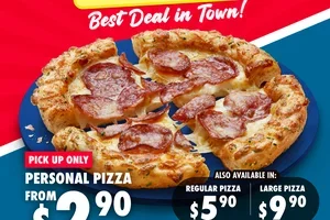 Today’s Best Decision: $5.90 Regular Pizza!