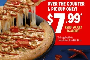 Turn Up the Heat with the NEW Sambalicious Pizza 🔥
