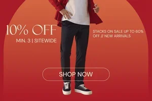 New year, new arrivals: 10% OFF min. 3 / 15% OFF min. 4 SITEWIDE