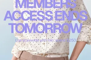 Ends Tomorrow: Your $50 OFF Members Access