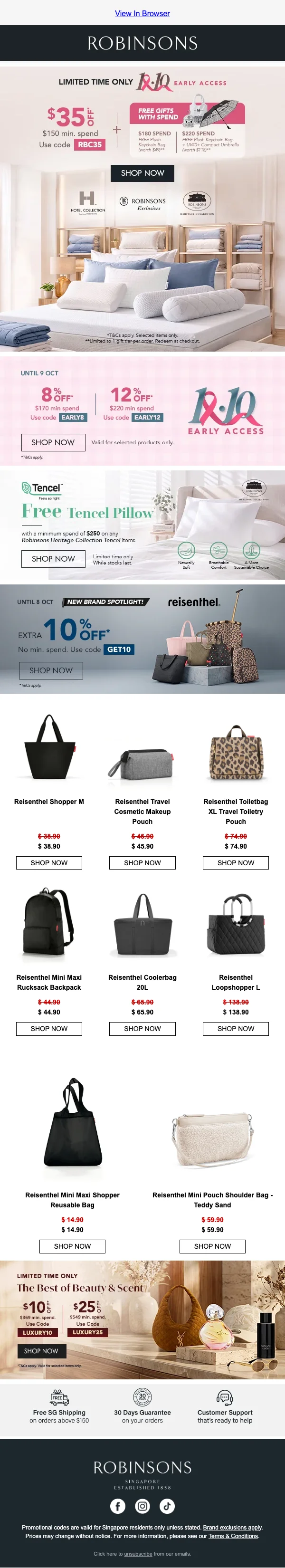 Proof of coupon - Robinsons - [[12% off]] on selected collections, plus free gifts
