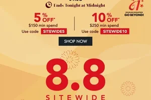 Don’t Miss 8.8 Sitewide Savings Of Up to 10% OFF