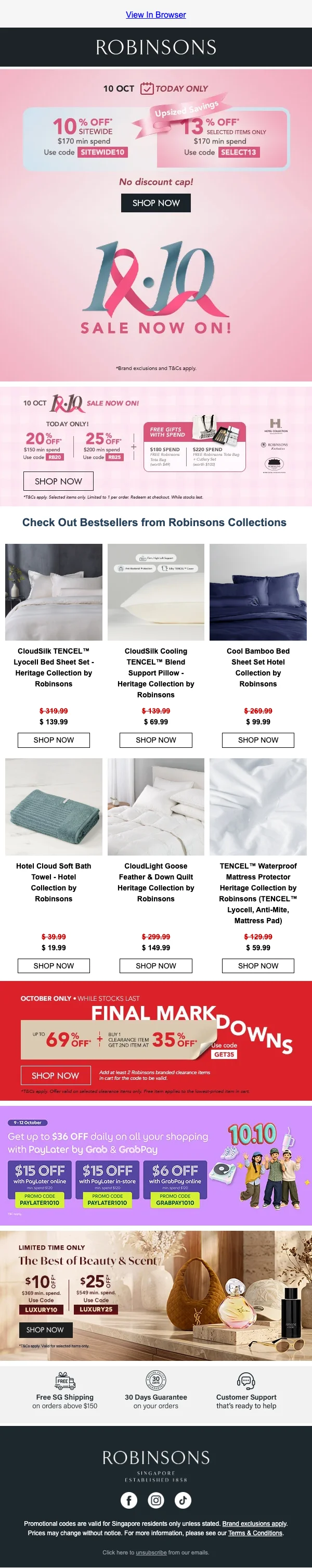 Proof of coupon - Robinsons - Special offer: [[25% off]] on selected items with min spend