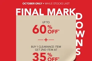 Final Markdowns Are Here: Up to 60% Off Clearance