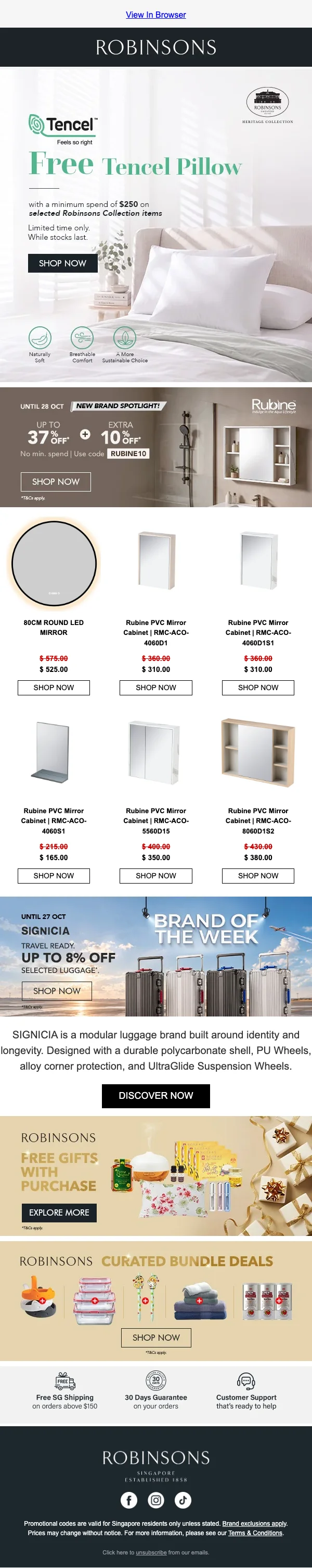 Proof of coupon - Robinsons - Brand spotlight up to 37% off selected items with no min spend