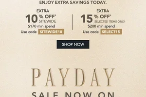 Payday Just Got Better: Enjoy Extra Savings Today