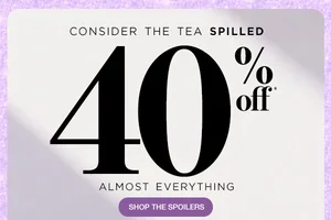 Tartelette, 40% off your faves