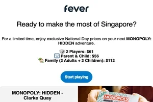 Celebrate National Day with MONOPOLY: HIDDEN Singapore