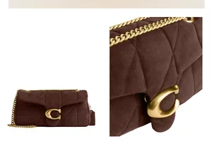 Now trending: chocolatey brown suede.