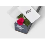 Bright Pink Rose Gift Box Single (ROA03-001)