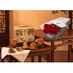 Red Rose Signature Gift Box x Marriott Singapore Assorted Baked Mooncakes 4pcs Gift Set (ROAMAK01)