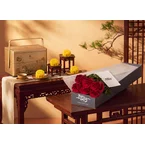 Red Rose Signature Gift Box x Marriott Singapore Mao Shan Wang Durian Premium Snowskin Mooncakes 8pcs Gift Set (ROAMAK02)