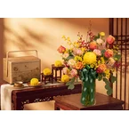 Golden Harmony Arrangement x Marriott Singapore Mao Shan Wang Durian Premium Snowskin Mooncakes 8pcs Gift Set (ROAMAK08)