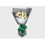 Amber Dawn Mixed Flower Bouquet (ROA304)