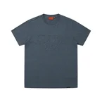 Big Logo Embroidery T-Shirt - M/Indigo