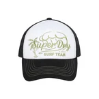 Surf Mesh Trucker Ball Cap - Black