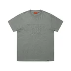 Big Logo Embroidery T-Shirt - Medium Grey