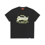 Sprayed Vintage Logo T-Shirt - Black