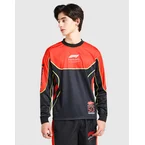 Cut & Sew Long Sleeve Mesh Jersey