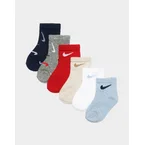 Swooshfetti Socks 6-Pack Infant's
