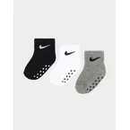 Core Swoosh Gripper Socks 3 Pack Infant's