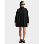 Sportswear Oversized Pleated Mini Dress