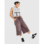 Dusky ROSÉ Distressed Bermuda Pants