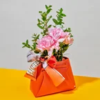 Petite Muse (Twilly Bag with Flowers)