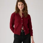 Levi's® Women's Supersoft Pointelle Crewneck Cardigan