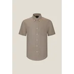 Wrinkle-Free Comfort Fit Oxford Short Sleeve Casual Shirt