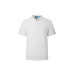 Non-Iron Pure Cotton Stand Collar Polo Tee