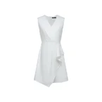 V Neck Sleeveless Wrap Dress