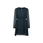 Layered Hem Chiffon Dress