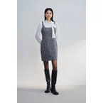 Tweed Pinafore Dress