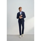 Anti-Bacterial Slim Fit Textured Suit Blazer