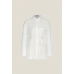 Sheer Dobby Chiffon Relax Fit Casual Shirt