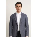 Tencel Relax Fit Jacquard Casual Blazer