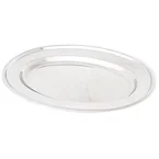 Zebra Oval Plate 14"