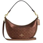 Coach Aria Shoulder Bag In Signature Canvas - Brown/ Copper CCL27